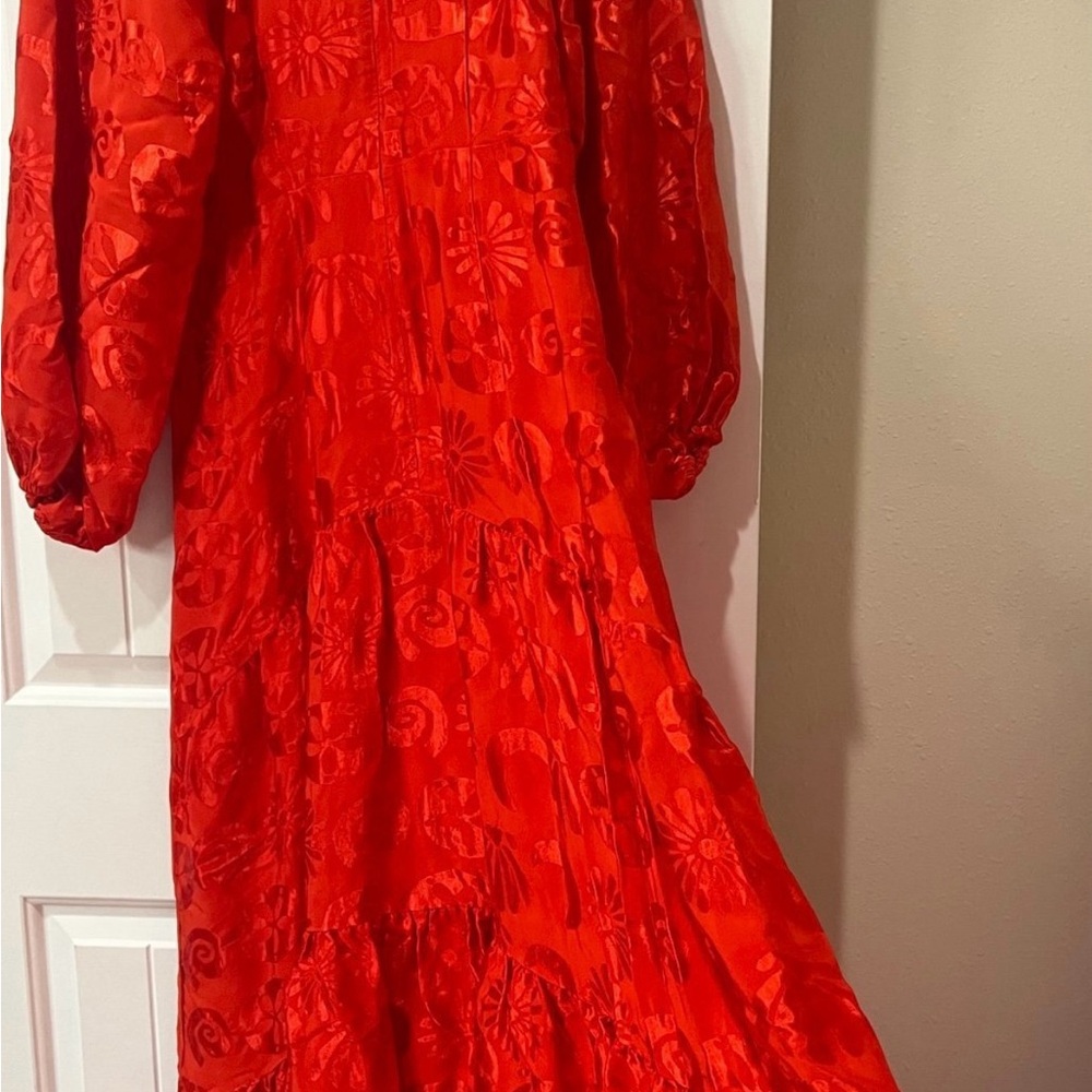 FARM Rio Red Patterned Dress - Picture 8 of 9